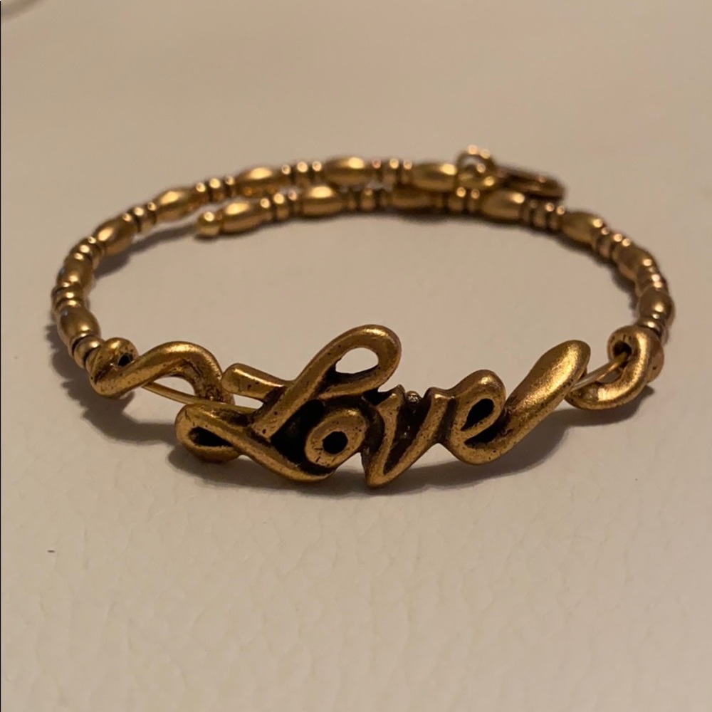 Alex and Ani love bracelet